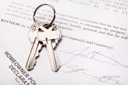 Mortgage loan documents at closing